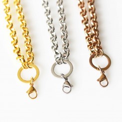 6mm Belcher Necklace - 24 inch (61cm)